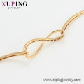 52127 xuping oro indio dubai 18K oro color moda brazaletes